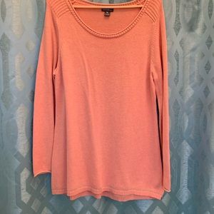 Eddie Bauer size Large long sleeve pullover sweater, 19 inches armpit to armpit